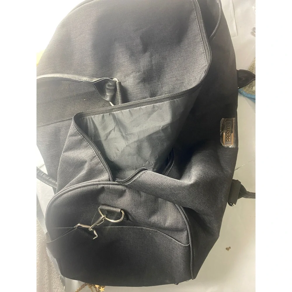 Prestige Black Duffle‎ Bag Travel Weekender Carry On Luggage